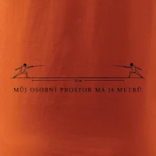 Můj osobní prostor má 14 metrů