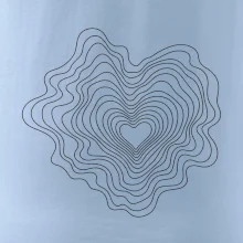 Topografické srdce z vrstevnic