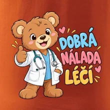 Dobrá nálada léčí - medvídek doktor s palcem nahoru