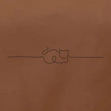 Kočka linka kreslená