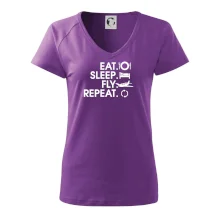 Eat sleep fly repeat