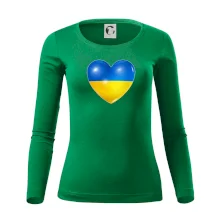 Ukrajina srdce vlajka