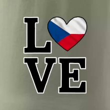 Love Česká vlajka