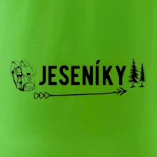 Jeseníky nápis