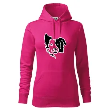 Border kólie obrys hlavy