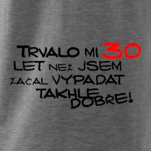 Trvalo mi 30 let než jsem začal vypadat takhle dobře