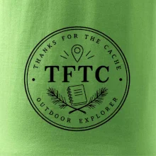 TFTC minimalistický turistický odznak