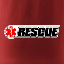 Záchranář rescue kříž červený