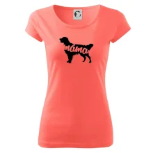 Zlatý retrívr máma obrys