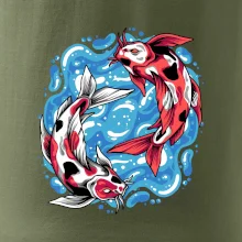 Yin & Yang Koi kapr - červený