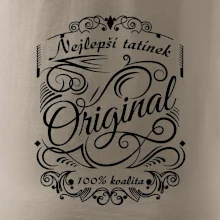 Vintage nejlepší tatínek 100% kvalita Vintage nejlepší tatínek 100% kvalita