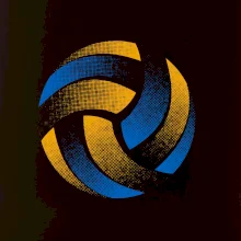 Volejbalový míč rastr barevný