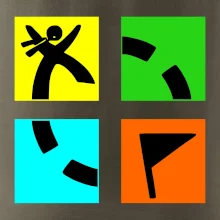Geocaching logo barevné