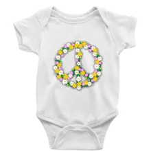 Peace symbol kopretiny