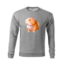 Morče - kreslené, bílo oranžové