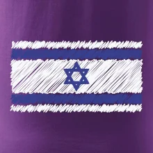 Vlajka Izrael kreslená