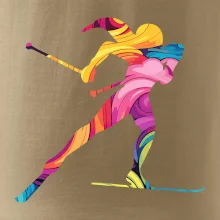 Barevná běžkařka