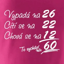 Vypadá, cítí se, chová se - 60 let