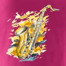 Saxofon malovaný