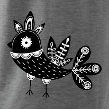 Ptáček černobílý folklór