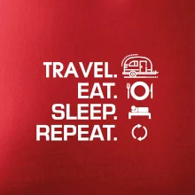 Eat sleep travel - Malý přívěs