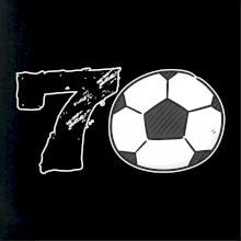 Fotbal kulaté narozeniny 70