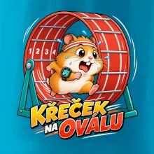 Běžecký křeček na oválu