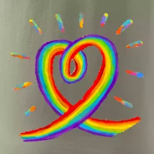 Srdce pride duha kreslená