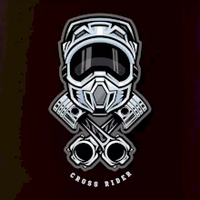 Cross rider písty helma