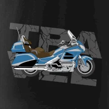 Cestovní motorka Amerika modrá