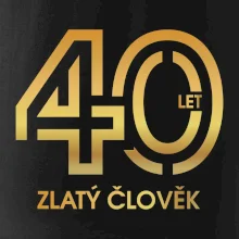 40 let zlatý člověk