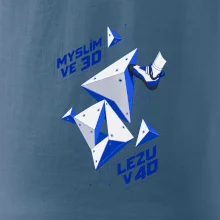 Bouldering myslím ve 3d lezu v 4d