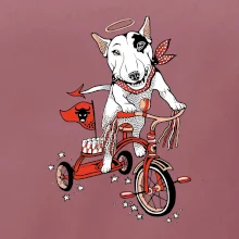 Bull terier anděl (Pecka design)