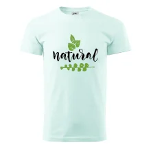 Natural - nápis v listech