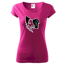 Border kólie obrys hlavy