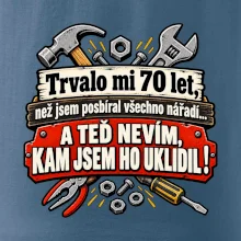 Trvalo mi  70 let, než jsem posbíral všechno nářadí