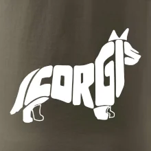 Corgi - nápis v těle