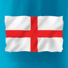 Anglická vlajka vlající