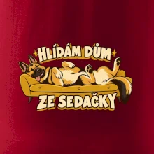 Hlídám dům ze sedačky - vlčák