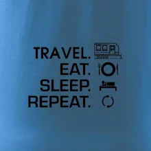 Eat sleep travel - Velký  přívěs