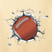 Americký fotbal míč v triku