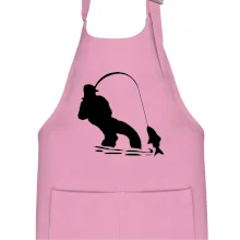 Rybář tahající rybu