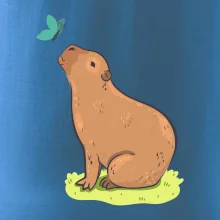 Kapybara a motýlek