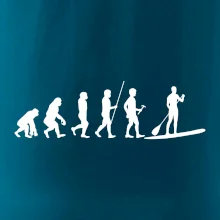 Evoluce paddleboard muž