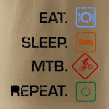 Eat sleep MTB repeat