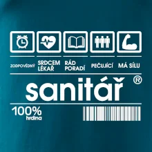 Čárový kód sanitář