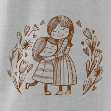 Matka a dcera v objetí