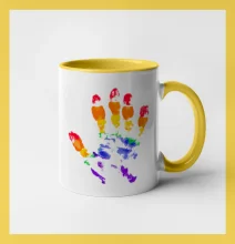 LGBT hand print