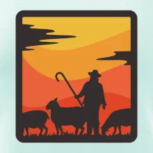 Pastevec ovcí - čtverec