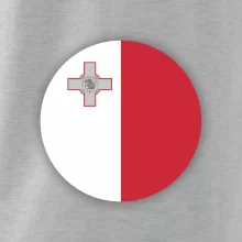 Vlajka Malta kulatá na prso